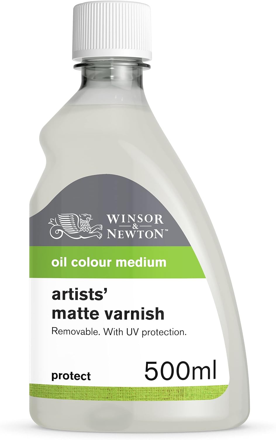 Winsor & Newton Professional Artists' Matt Varnish, 500ml (16.9-oz) Bottle