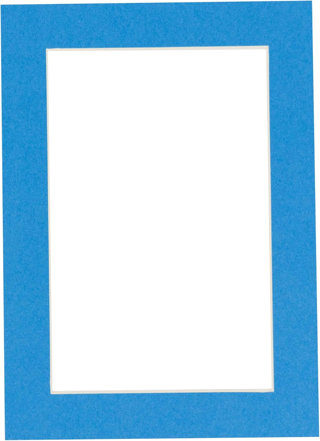 5x7 Mat for 8.5x11 Frame - Precut Mat Board Acid-Free Bay Blue 5x7 Photo Matte Made to Fit a 8.5x11 Picture Frame, Premium Matboard for Family Photos, Show Kits, Art, Picture Framing, Pack of 1 Mat