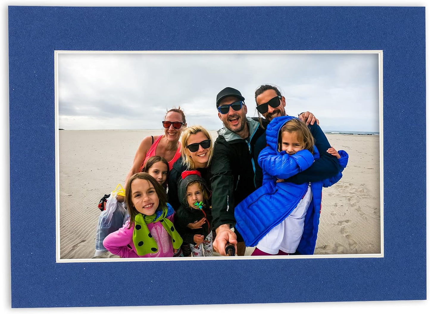 11x14 Mat for 8.5x11 Photo - Precut Bottle Blue Picture Matboard for Frames Measuring 11 x 14 Inches - Bevel Cut Matte to Display Art Measuring 8.5 x 11 Inches - Acid Free Pack of 100 MATS