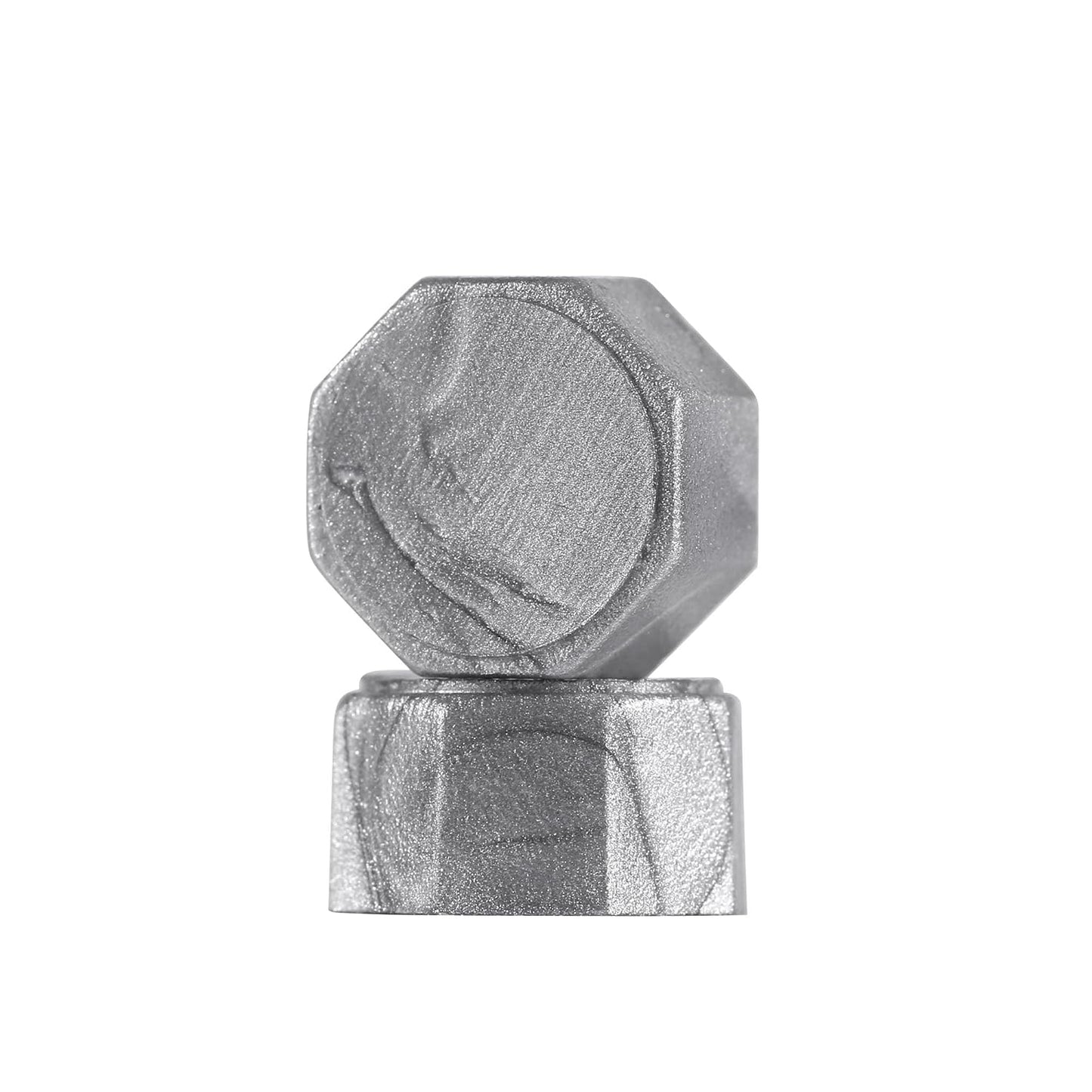 Yoption 360 Pcs Silver Octagon Sealing Wax Beads for Wax Seal Stamp with 4 Candles and 1pcs Melting Spoon