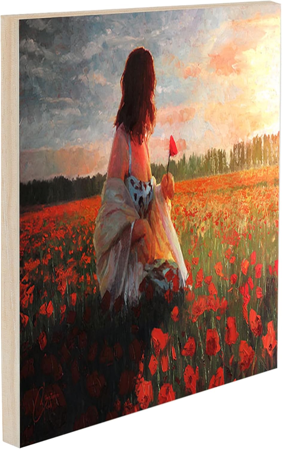 Da Vinci Pro Ultra Smooth Wood Canvas Gesso Board - 3/4" Deep, 4x8 Packof 12 Single White Acrylic Polymer Gesso Panels for Painting Fine Portraits and Ultra Fine Detail Illustrations and Artwork