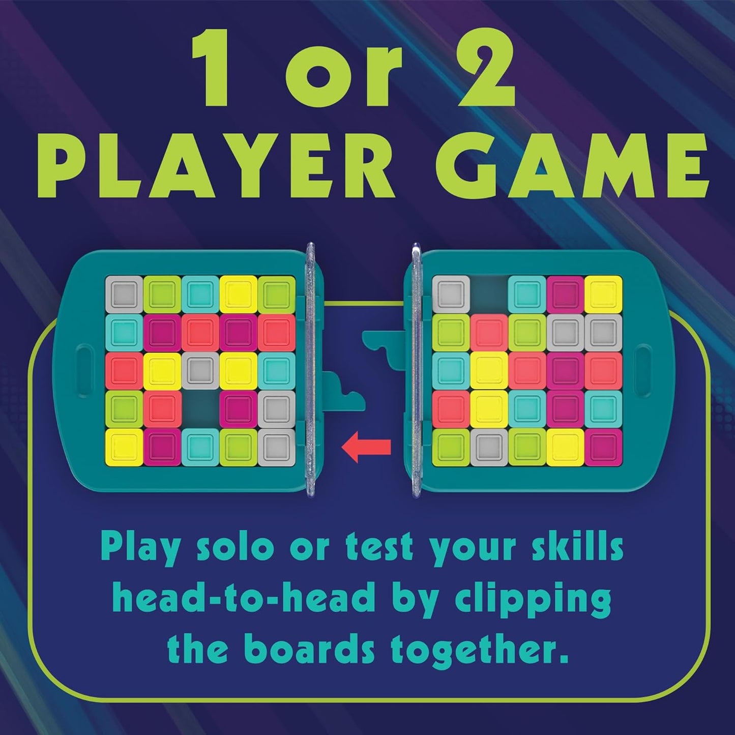 MindWare Color Slam Sliding Puzzle Game for 6 Year Olds and Up