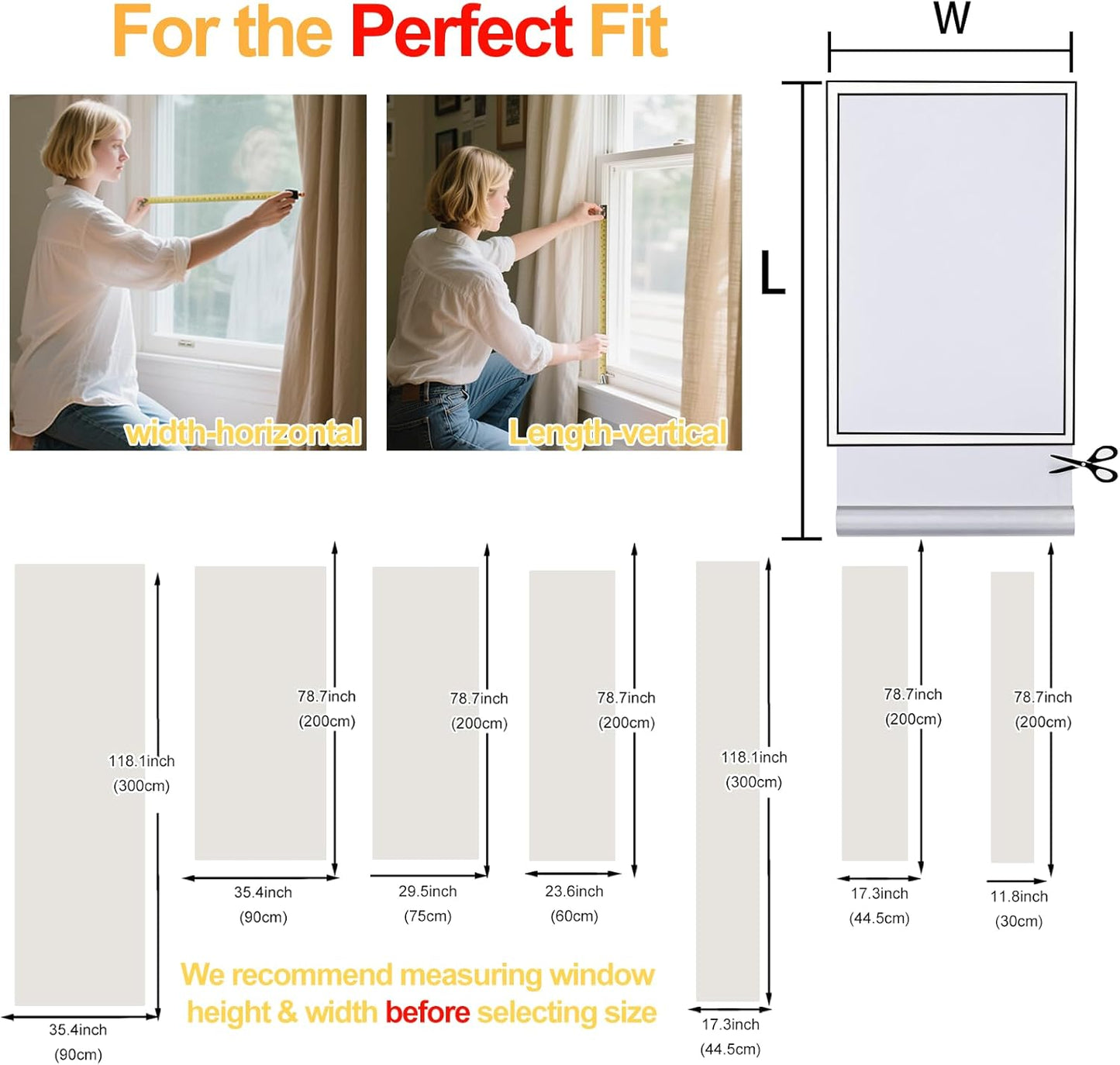 Window Privacy Film Decorative for Front Door, Bathroom Static Cling Stained Glass Sticker Opaque Heat Control UV Blocking Non-Adhesive for Home,Grid 17.5 x 78.7 inches