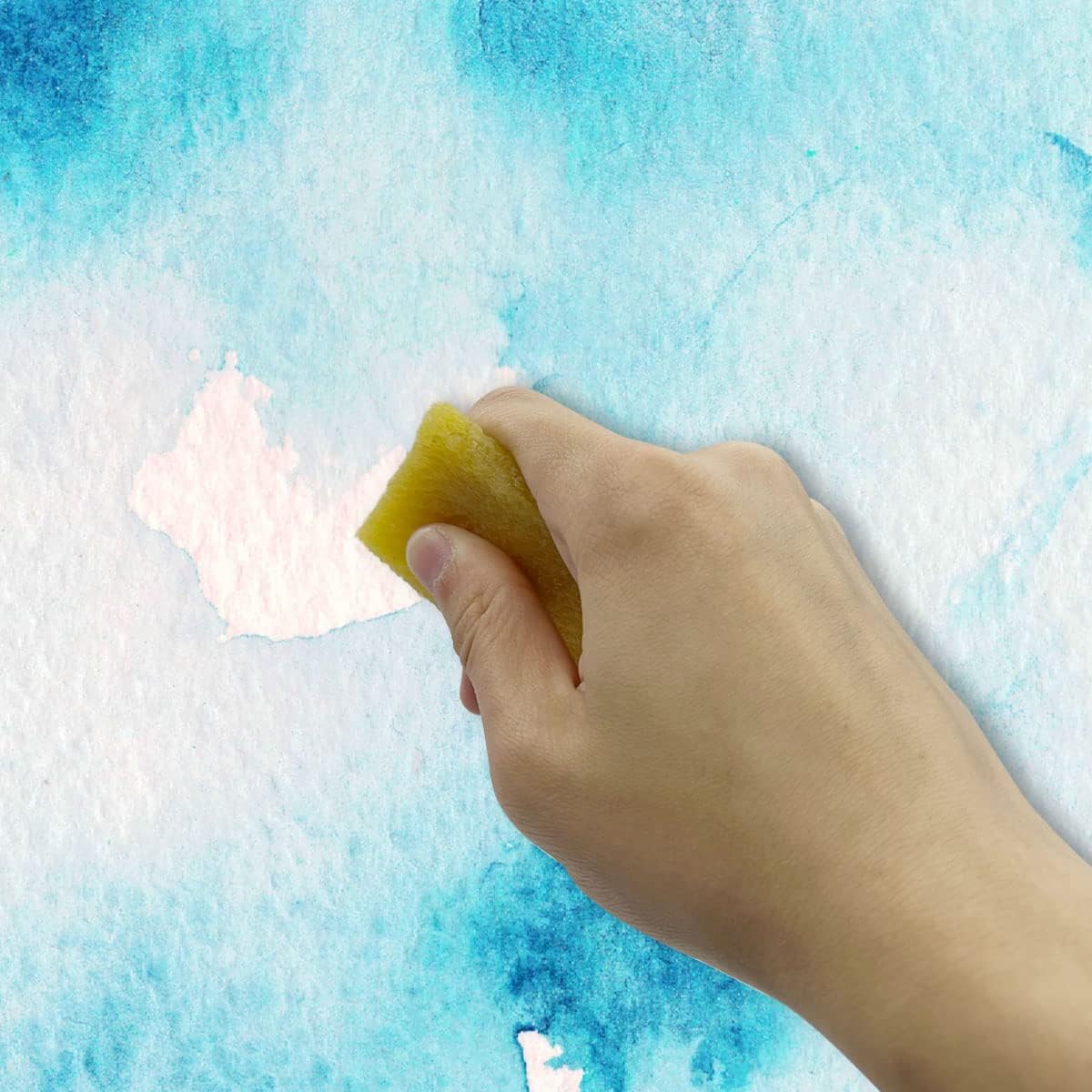 6PCS Rubber Cement Eraser - Glue Runner & Residue Pick-Up Eraser for Removing Adhesive & Residues from Paper, Plastic & More