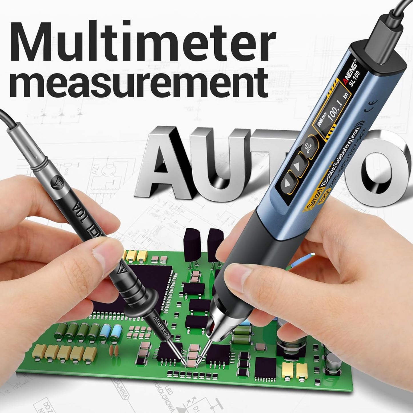 Soldering Iron Kit, Portable Soldering Iron 2in1 Usb soldering gun with LED Digital Adjustable Temperature 212-842℉ 75W 3S Fast Heating Auto-Sleep Mode for Electronics Repair DIY (SL109)