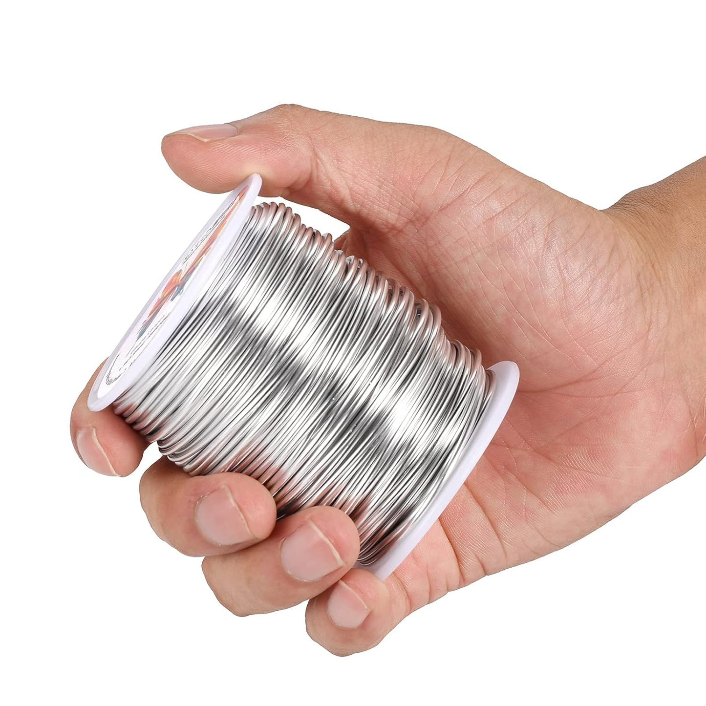 16 Gauge(1.5mm) Aluminum Wire 164 Feet(50M) KSVZS Bendable Metal Wire for Crafts, Sculpting, Armature, Jewelry Making【3-in-1】+18Gauge(1.0mm) 32.8Ft(10M)+1 Pliers(Silver)…