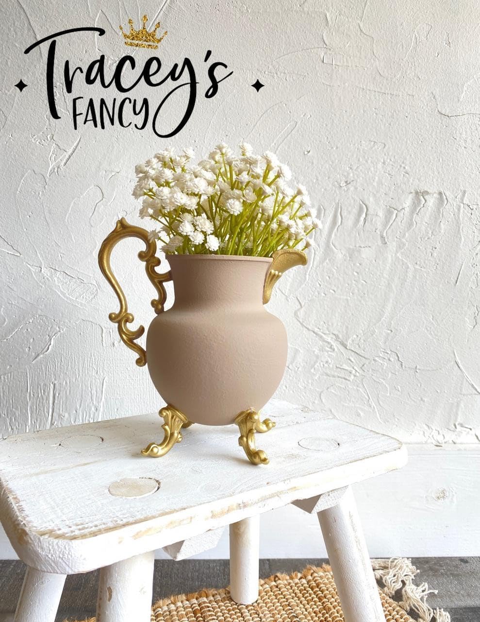 Dixie Belle Paint Company Chalk Finish Furniture Paint - Cobblestone (16oz) - Matte Weathered Stone Chic Chalk Mineral DIY Furniture Paint