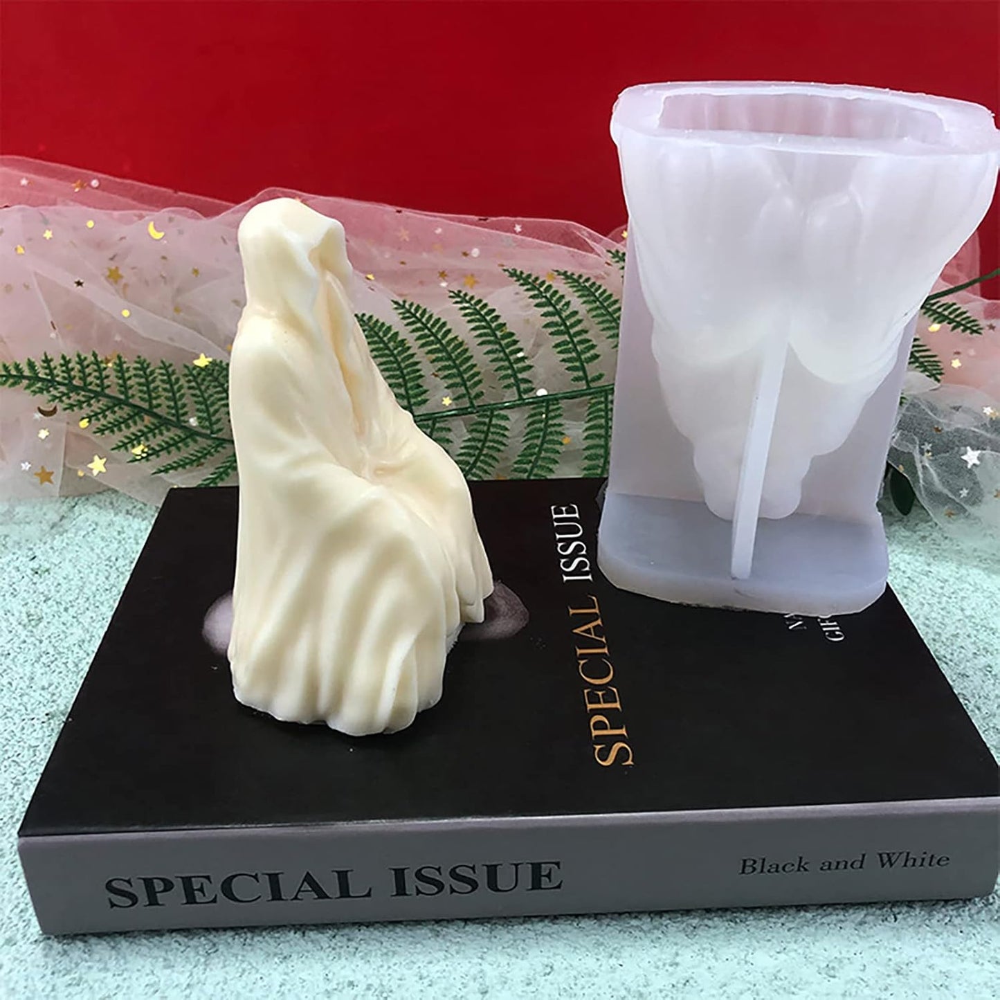 Skull Candle Molds - Shadow Man, Reaper, Ghost & More - 3D Silicone Molds for Resin Casting
