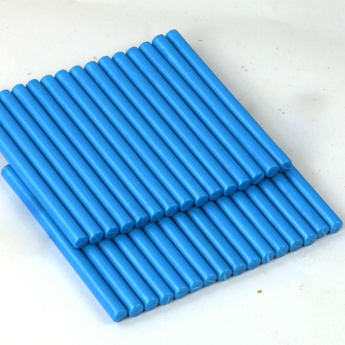 Bright Blue Wax Seal Sticks, 30pcs Sealing Wax Sticks, HOSEALING Glue Gun Wax Seal Sticks for Wax Seal Stamp, Premium Sealing Wax for Wedding Invitations, Letter, Envelope (Mini Size)