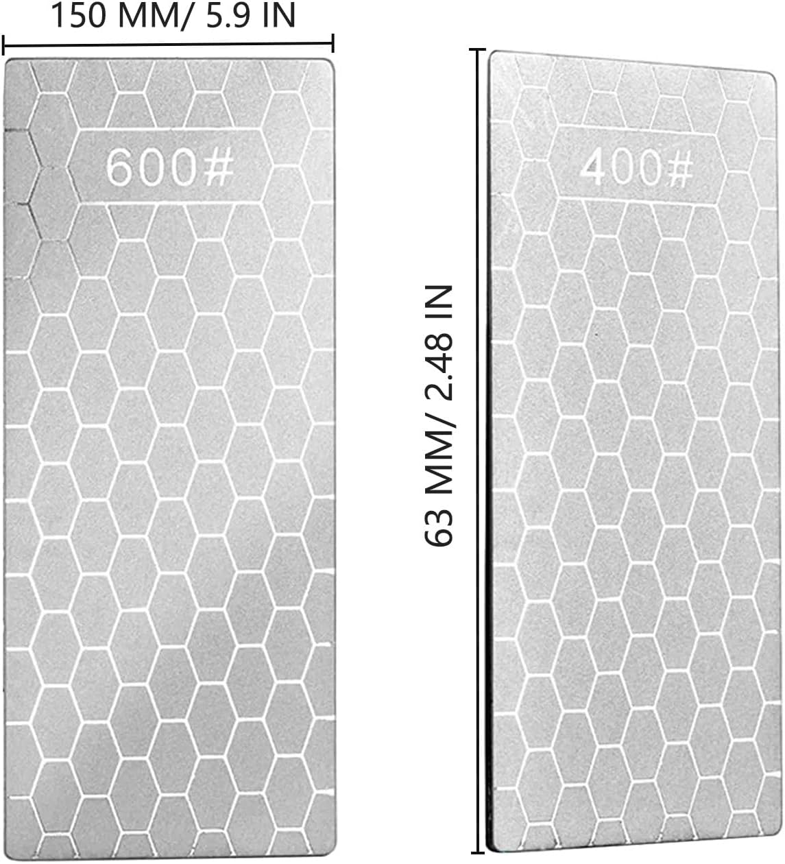 Diamond Sharpening Stone for 13 Pcs Diamond Plate Honing Stone for Kitchen Sharpening Dull Knives Grindstone