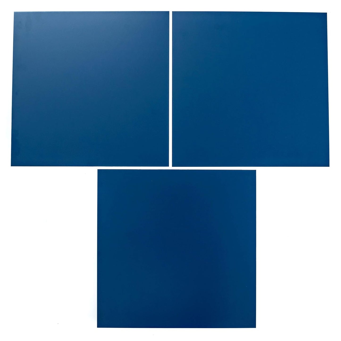EAGLE 1: 12" x 12" 26 Gauge Sheet Metal Squares (3 Pack Per Order, Multiple Colors) Great for Arts, Crafts, DIY Home or Work Projects (12" X 12", Blue)