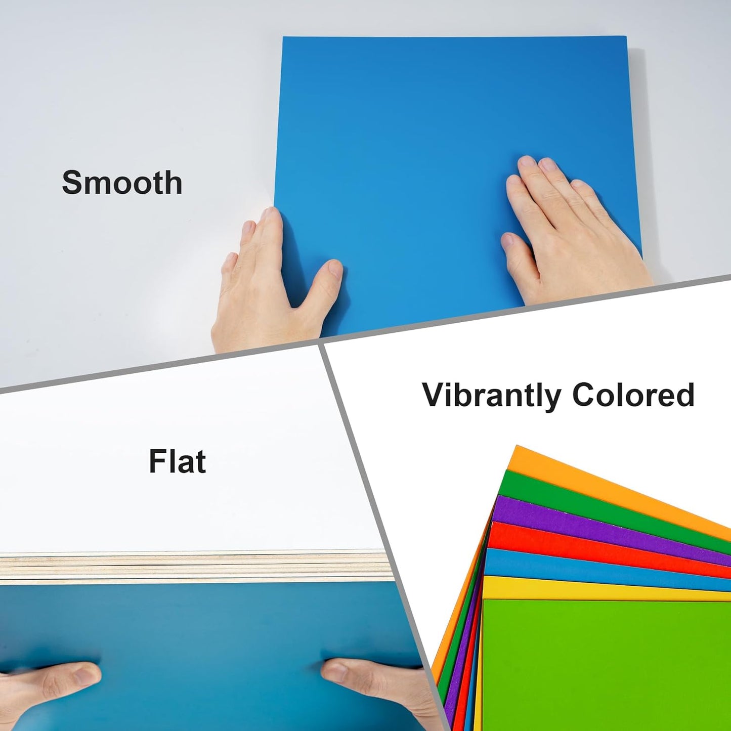 ROBOTIME 7-Pack Double-Sided Colored Basswood Sheets 1/8" - 12 x 12 x 1/8 Inch - Roller-Coated Solid Color 3mm Craft Wood Boards for Laser Cutting, Engraving & Wood Burning - Yellow