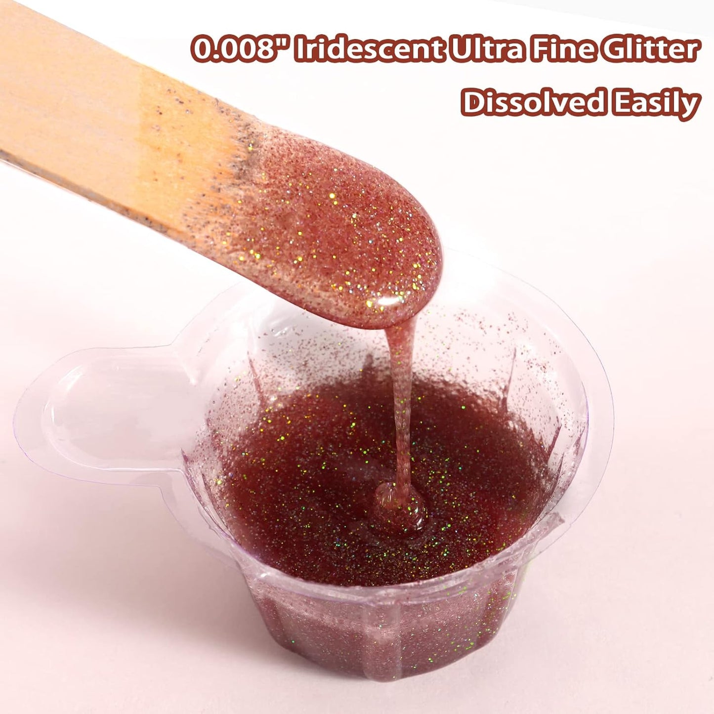 Renfio Iridescent Ultra Fine Glitter Powder Resin Supplies Glitters 1.94 Oz (55g) PET Flake Crafts Sequins 1/128" 0.008" 0.2mm Epoxy Chips Flakes for Tumblers Slime Painting - Purple