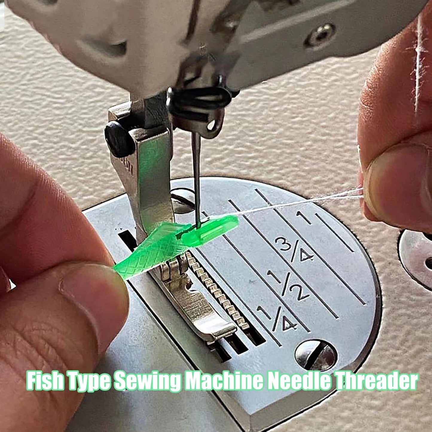 Fish Mouth Sewing Machine Needle Threader - 2025 New Automatic Tool, Quick & Easy Loop Threader for Enhanced Sewing Efficiency & Precision (30)