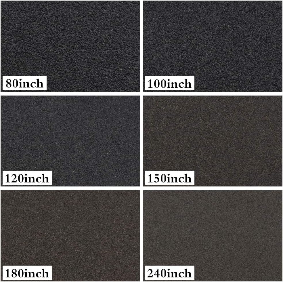 Sandpaper Sheets 9 x 11 Inch,Assorted 80/100/120/150/180/240 Coarse Grit,Silicon Carbide Abrasive Wet Dry Sand Paper for Wood Furniture Finishing,Metal Sanding,24PCS