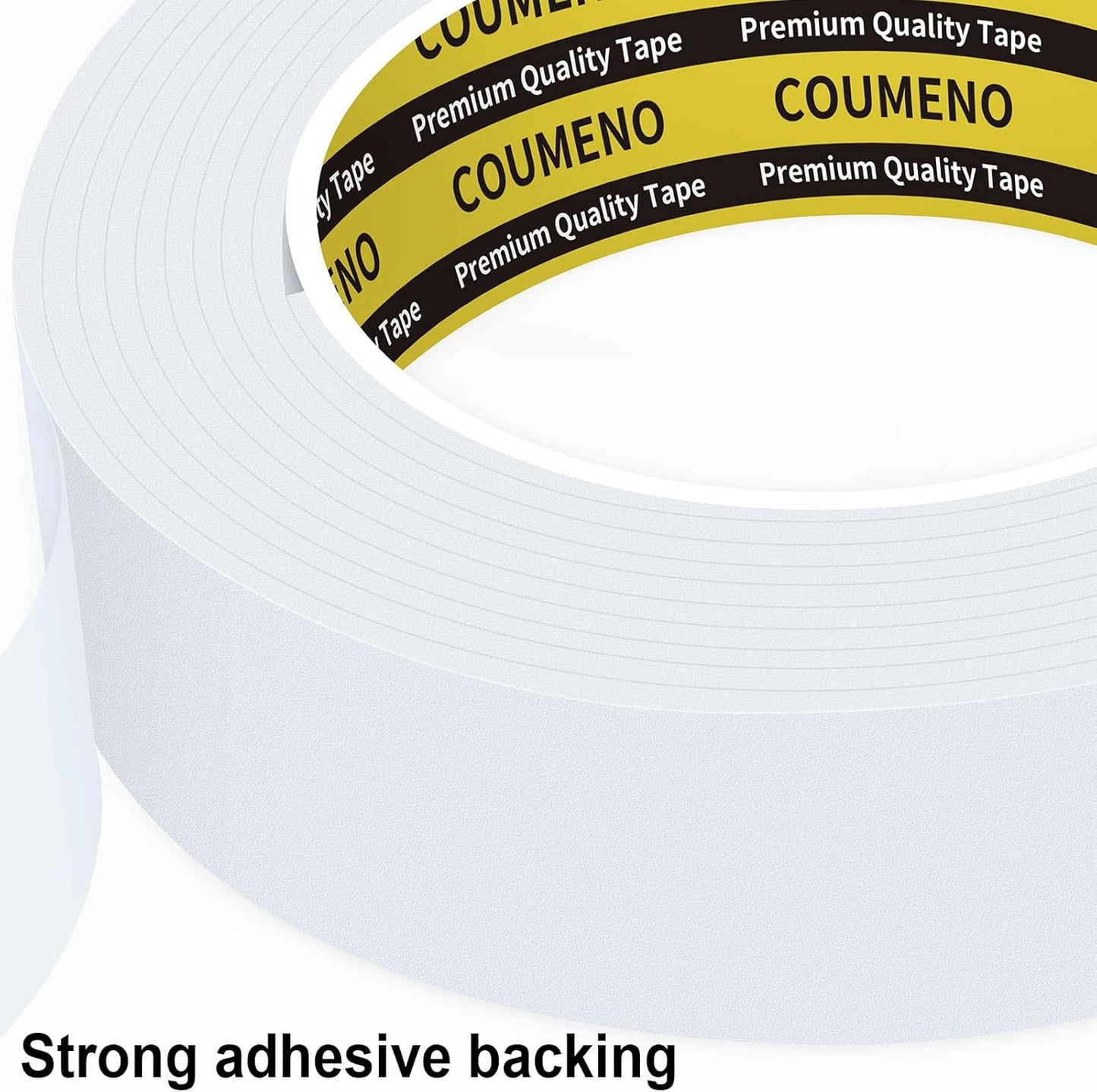 Single-Sided EVA Foam Tape Single-Sided Sealing Strip Foam Pad Sponge Tape,Self-Adhesive Insulation Sealing Tape (White) 1.2inX16.4FT