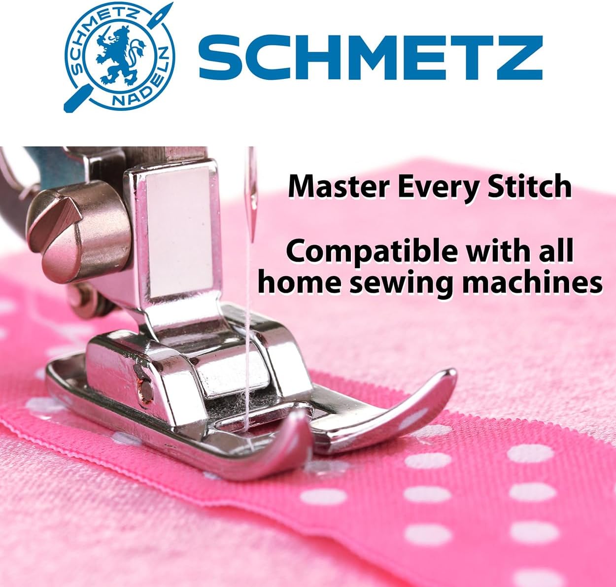SCHMETZ Universal Sewing Machine Needles - Supplies, Size 110/18, Box of 100