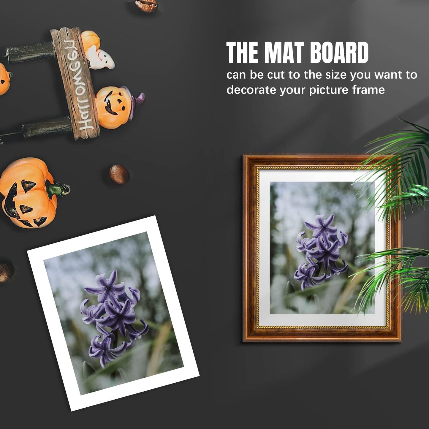 AUEAR, 15 Pack 5x7 Uncut Matte Boards, White Photo Mat Board Great for Picture Framing, Print, Artwork