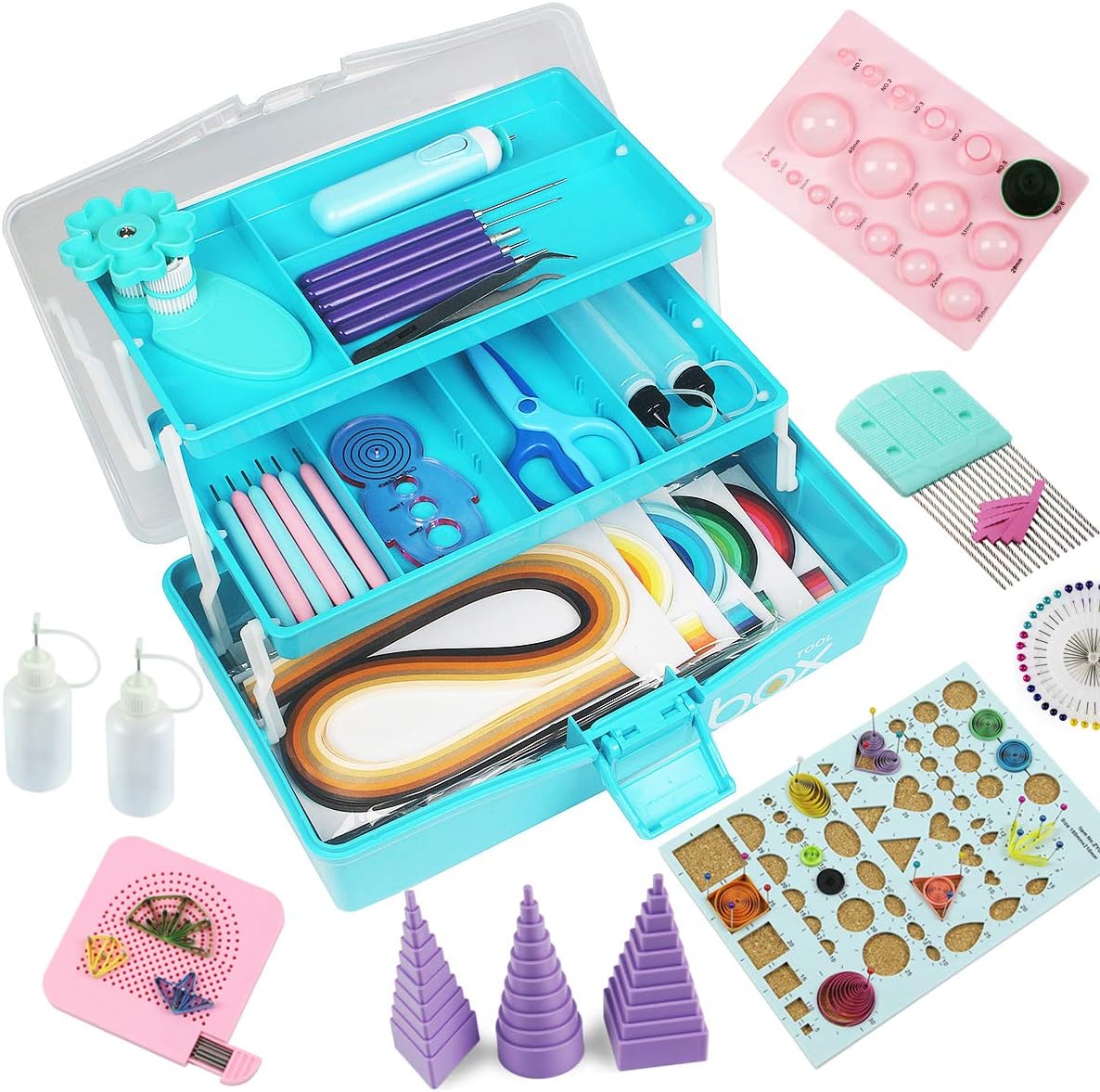 Quilling Kits - Quilling Tools and Supplies,Paper Crimper,Quilling Paper