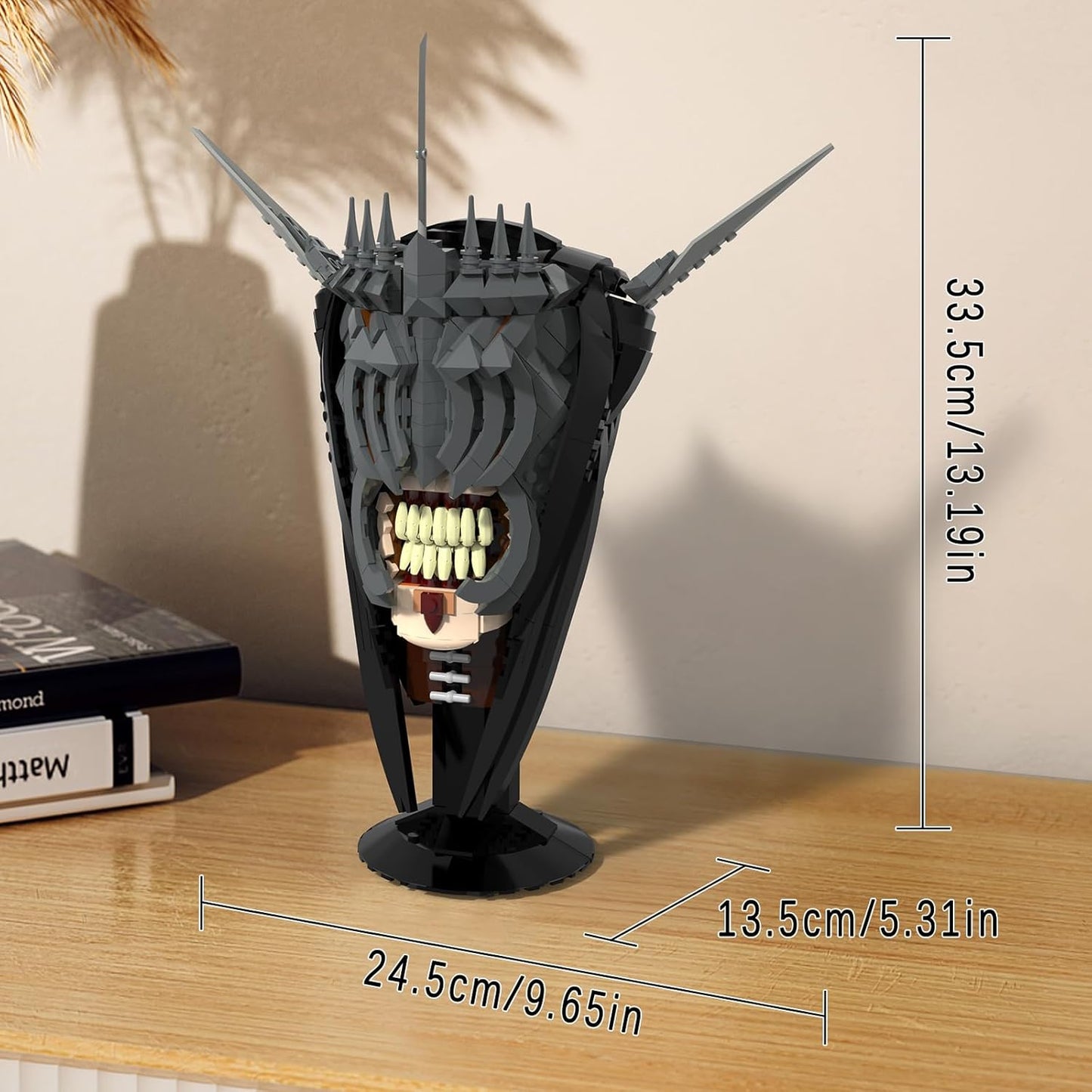 Lord Mouth of Sauron Building Toys Sets, Movie Model Figures, Halloween Christmas Birthday Creative Ideas Gift for Moive Fans for Adults and Boys 8-14 (674 Pieces)