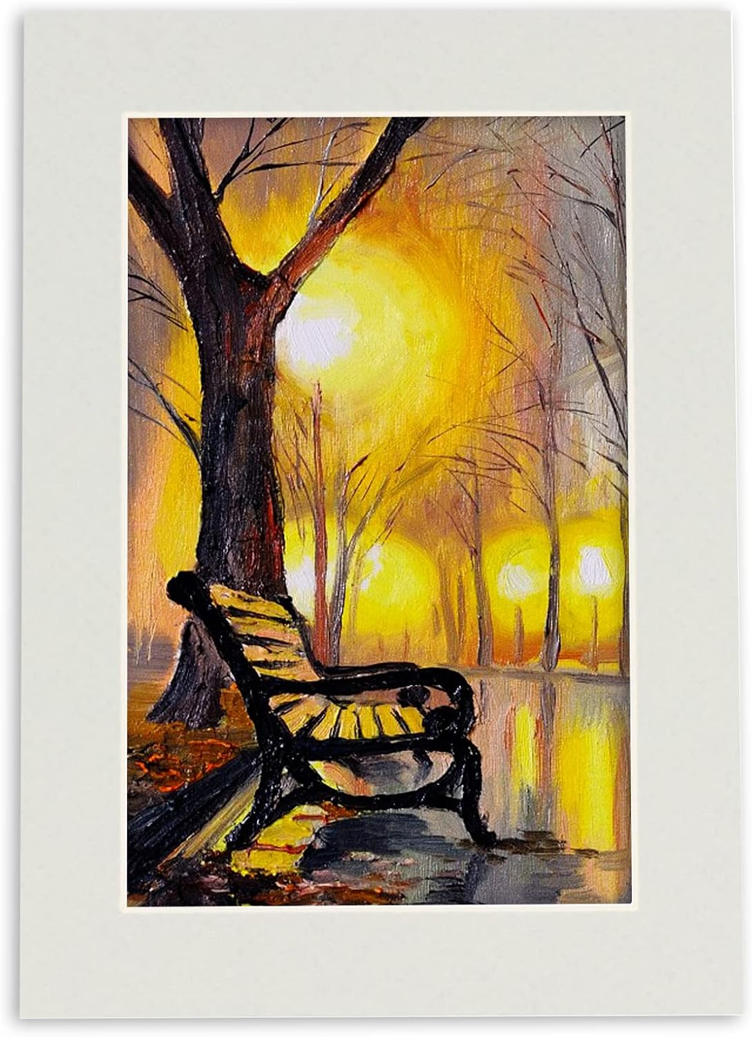 8x10 Mat Bevel Cut for 5.5x8.5 Photos - Acid Free Grey Precut Matboard With Backing Board and Crystal Clear, Self Seal Photo Mat Bag - For Pictures, Photos, Framing - 4-ply Thickness