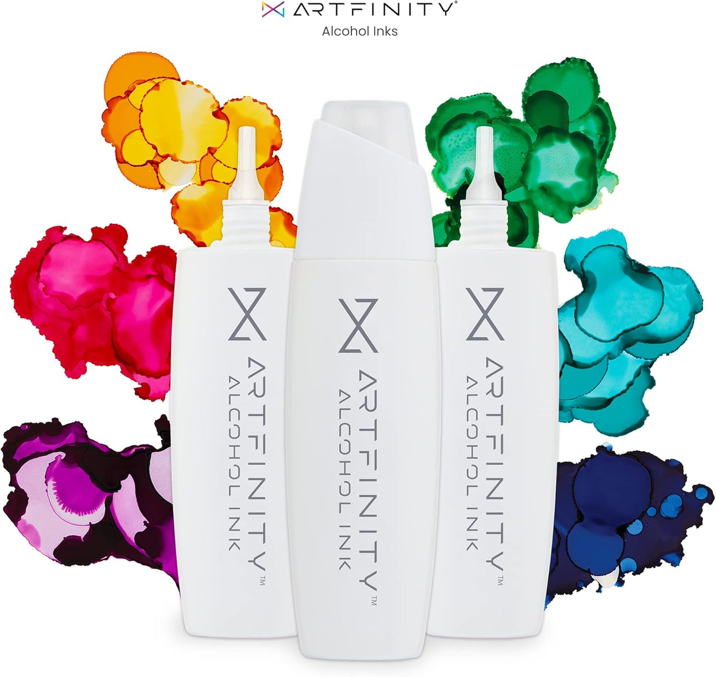 Artfinity Alcohol Inks 3 Pack - Vibrant, Professional, Dye-Based Alcohol Inks for Artfinity Alcohol Markers, Artists, Drawing, & More! - Roof G9-6