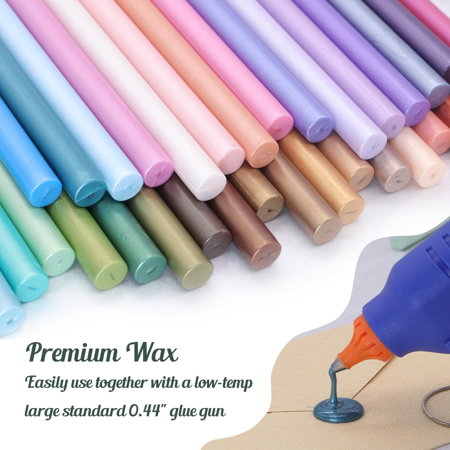 Dark Bronze Sealing Wax Sticks, WASOHLING 20Pcs Glue Gun Wax Seal Sticks for Wax Seal Stamp, Bronze Wax Seals for Christmas Wedding Invitation Envelope Letter Seals, Craft Adhesive (Mini Size)