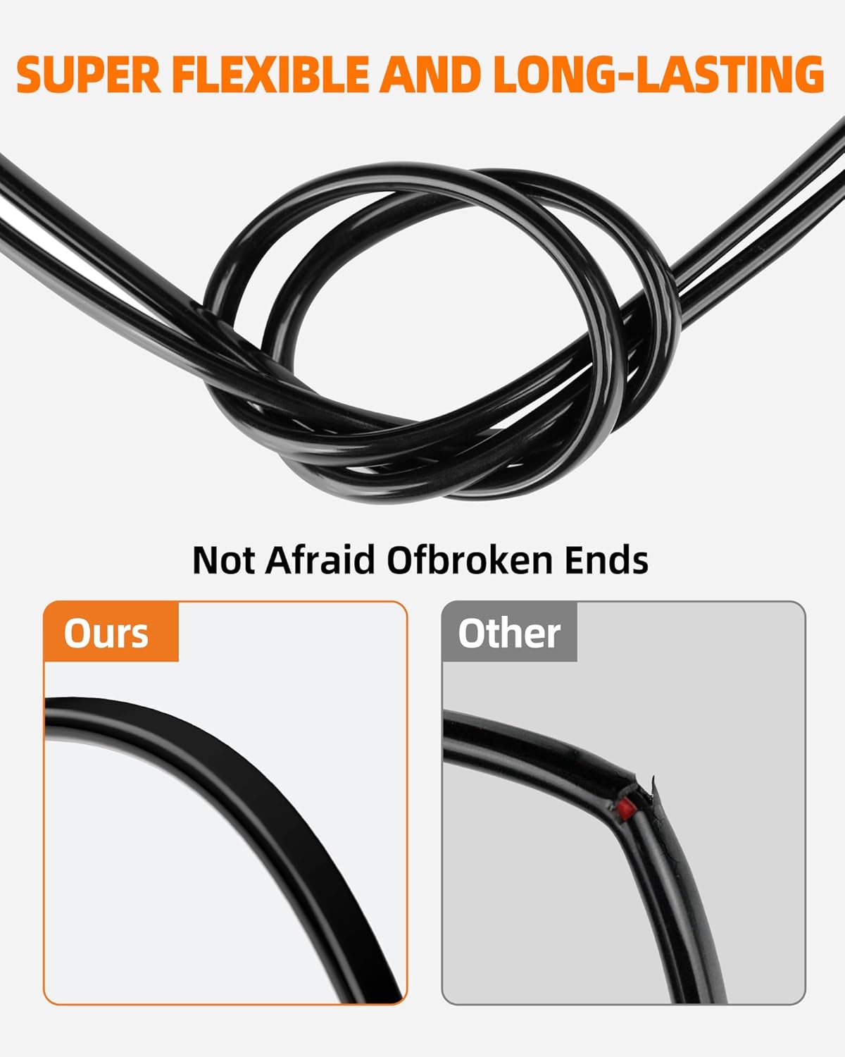16 Gauge Wire, 16 AWG 2 Conductor Electrical Wire, Flexible/Oxygen-Free Tinned Copper/Stranded PVC 16/2 Cord for Automotive, Marine, LED Strips, Solar, RV, Lighting (50FT)