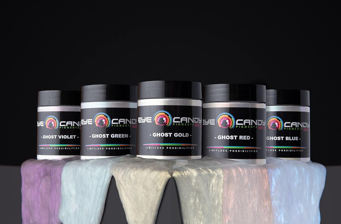 Eye Candy Pigments Premium Ghost Mica Powder - Galactic Ghost Violet (50gr) - for Epoxy, Resin, Soap, Paint, Woodworking, Acrylic Pouring, Bath Bombs, Fishing Lures - DIY Arts and Crafts Additive