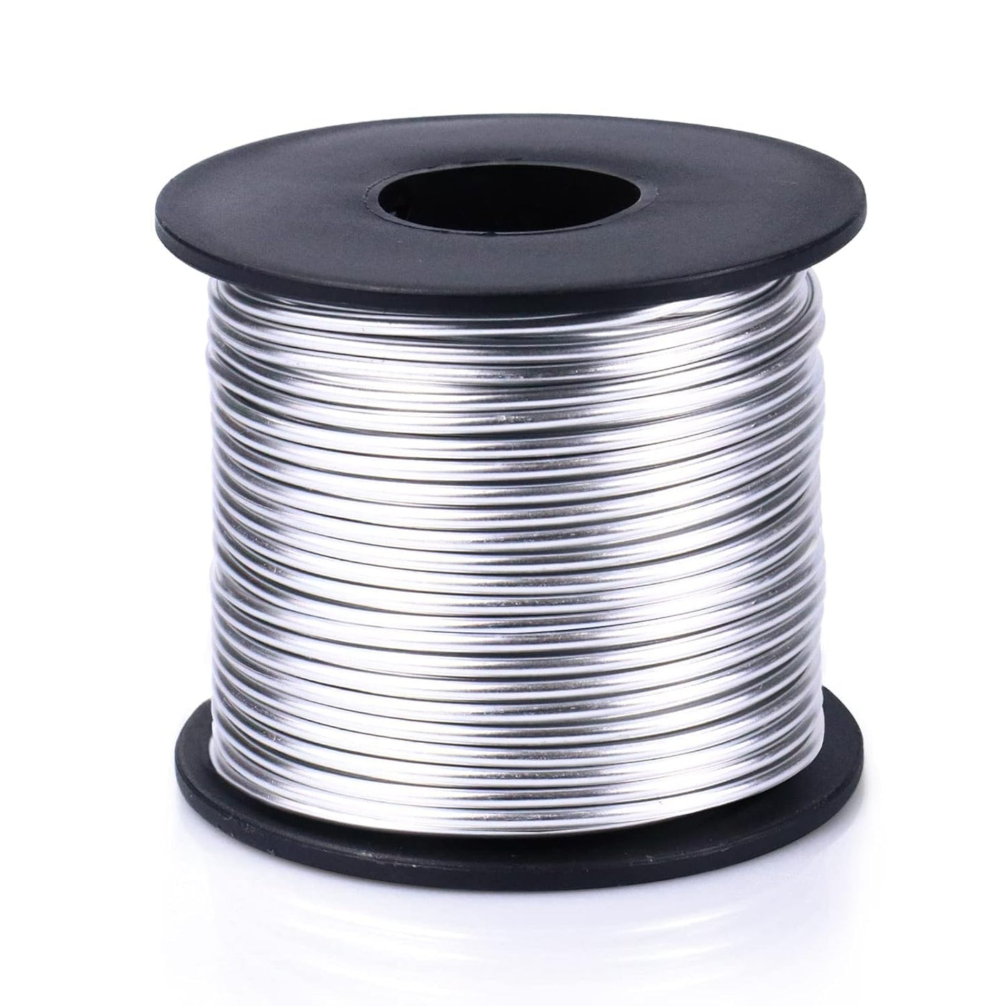 Aluminum Craft Wire, 32.8 Feet 3.0 mm/ 8 Gauge Silver Bendable Soft Metal Aluminum Wire Roll Bulk for DIY Crafts Sculpting Jewelry Making
