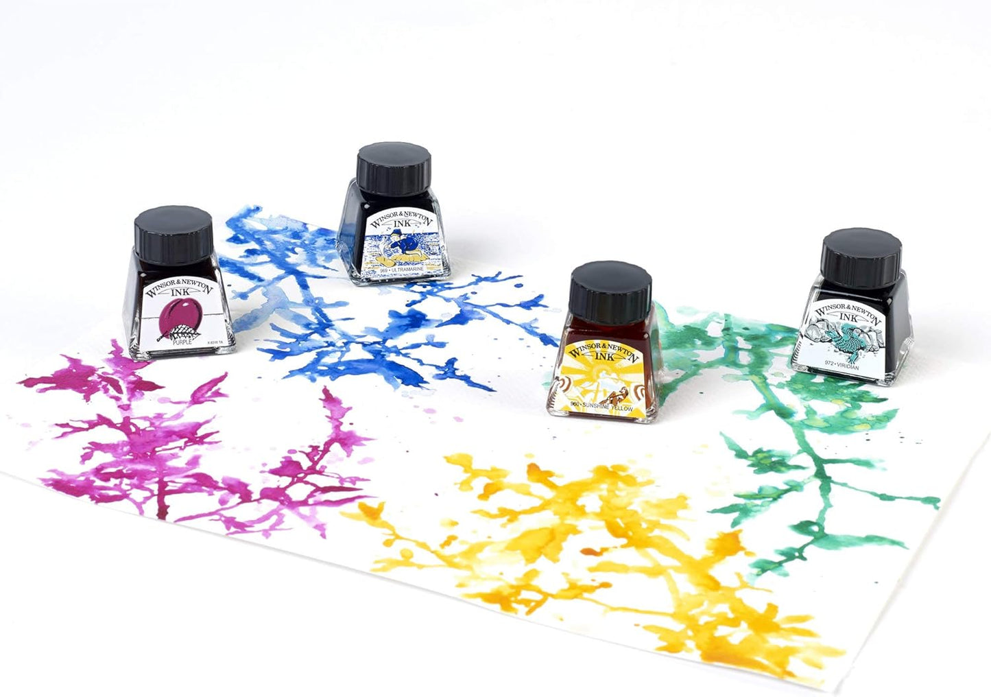 Winsor & Newton Drawing Ink, 14ml Bottle, Purple