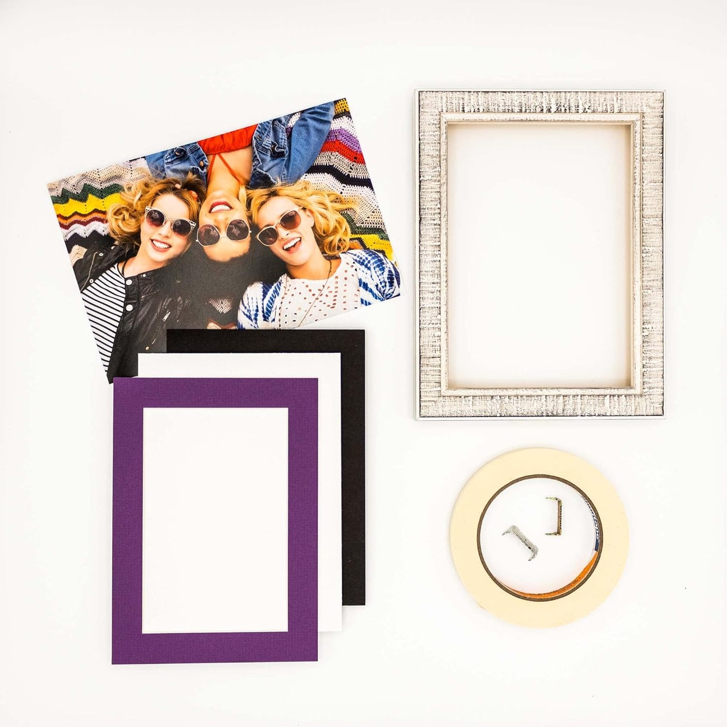 5x7 Mat for 8.5x11 Frame - Precut Mat Board Acid-Free Show Kit with Backing Board, and Clear Bags Dark Purple 5x7 Photo Matte Made to Fit a 8.5x11 Picture Frame Matboard for Framing, Pack of 25 Mats