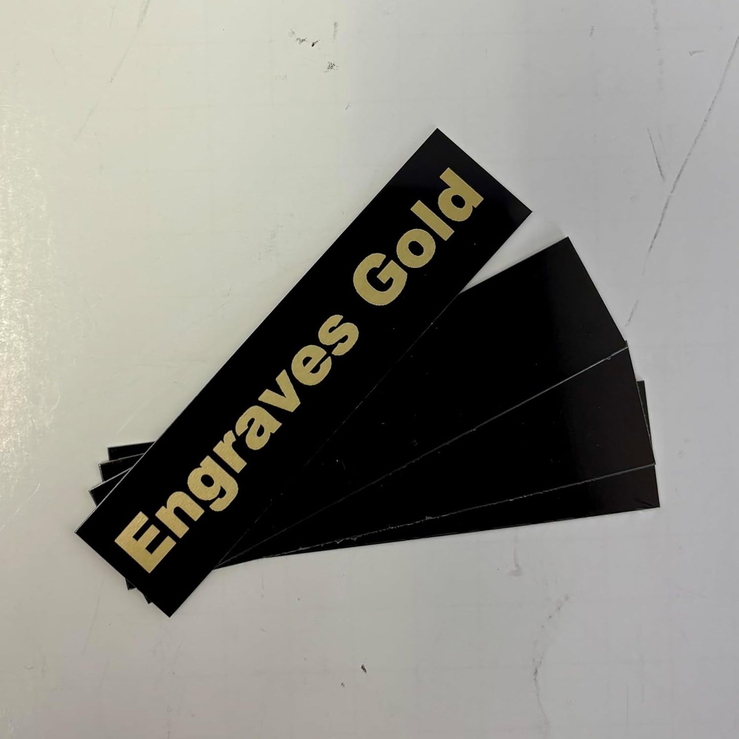 Blank Metal Plates for Laser Engraving - 4 Pack | Aluminum Sheets 0.020" Thick | CO2, Diode, Fiber Laser Compatible | Multiple Sizes & Colors (Black (engraves gold), 8.25x11.25 inch)