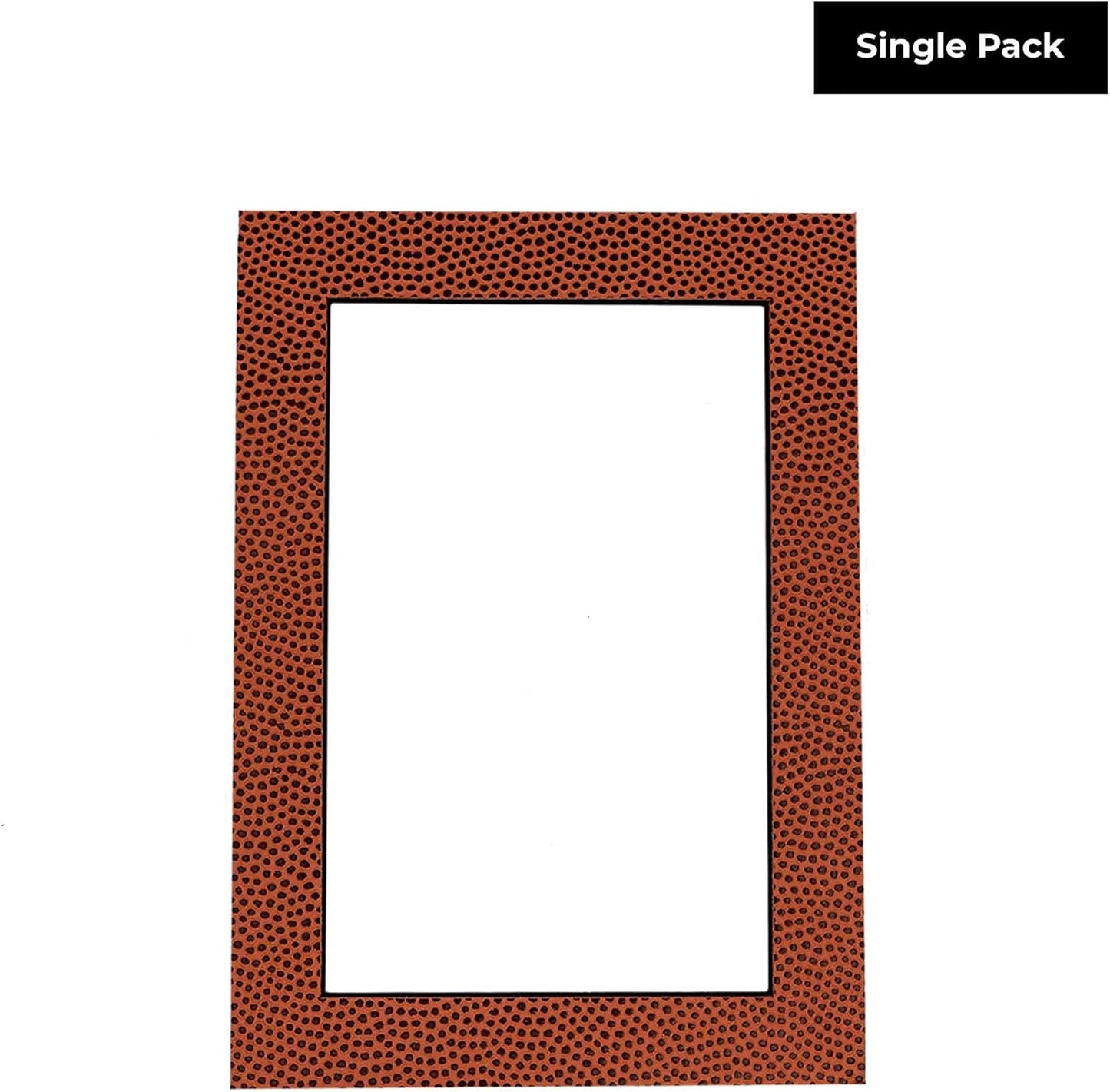 8x10 Mat Bevel Cut for 5x8 Photos - Acid Free Football Texture Precut Matboard - For Pictures, Photos, Framing - 4-ply Thickness