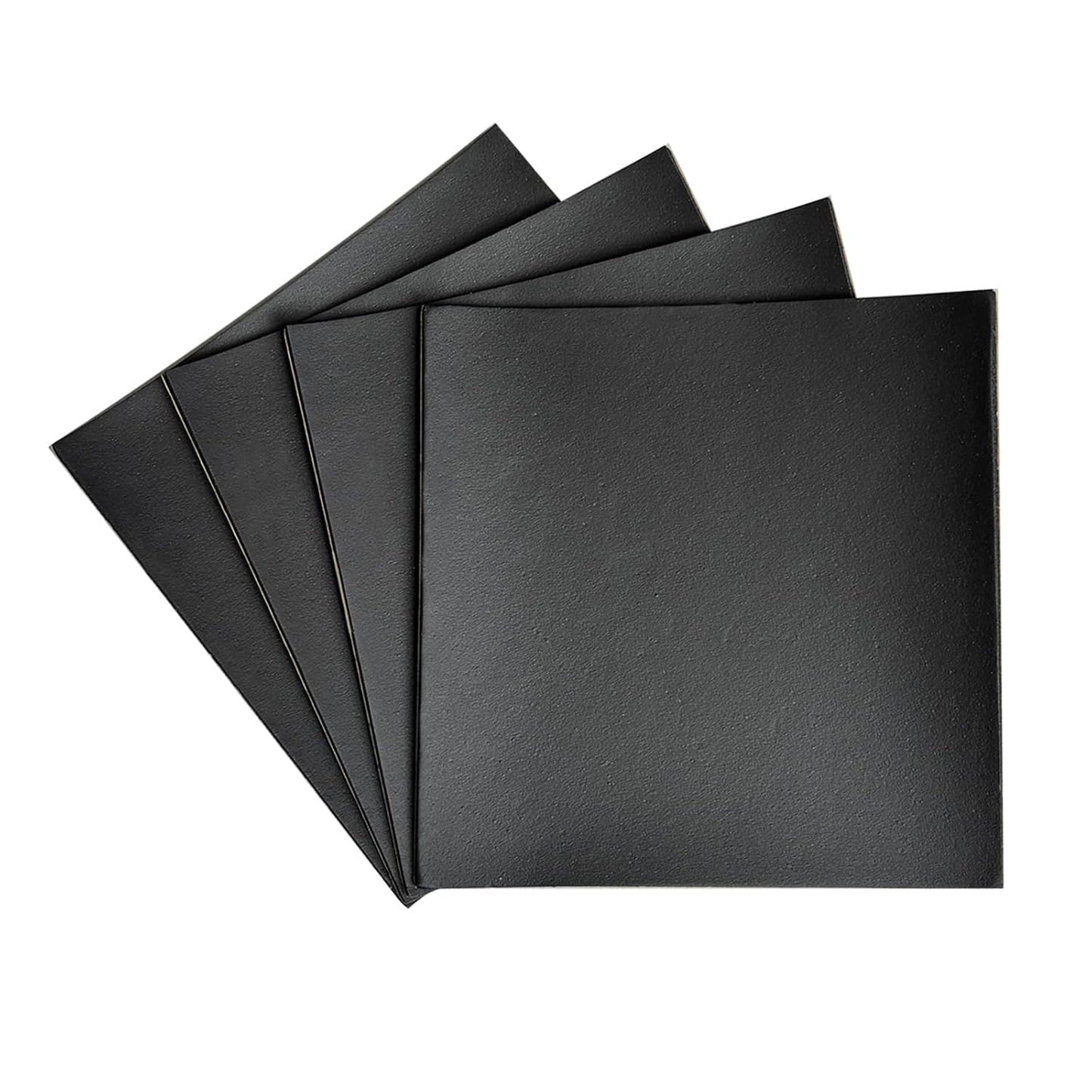 4 Pieces Adhesive Foam Padding 1/4 in Thick X 6 in X 6 in, Anti Vibration Pads, Closed Cell Foam Pads for Anti-Slip, Shock Absorption