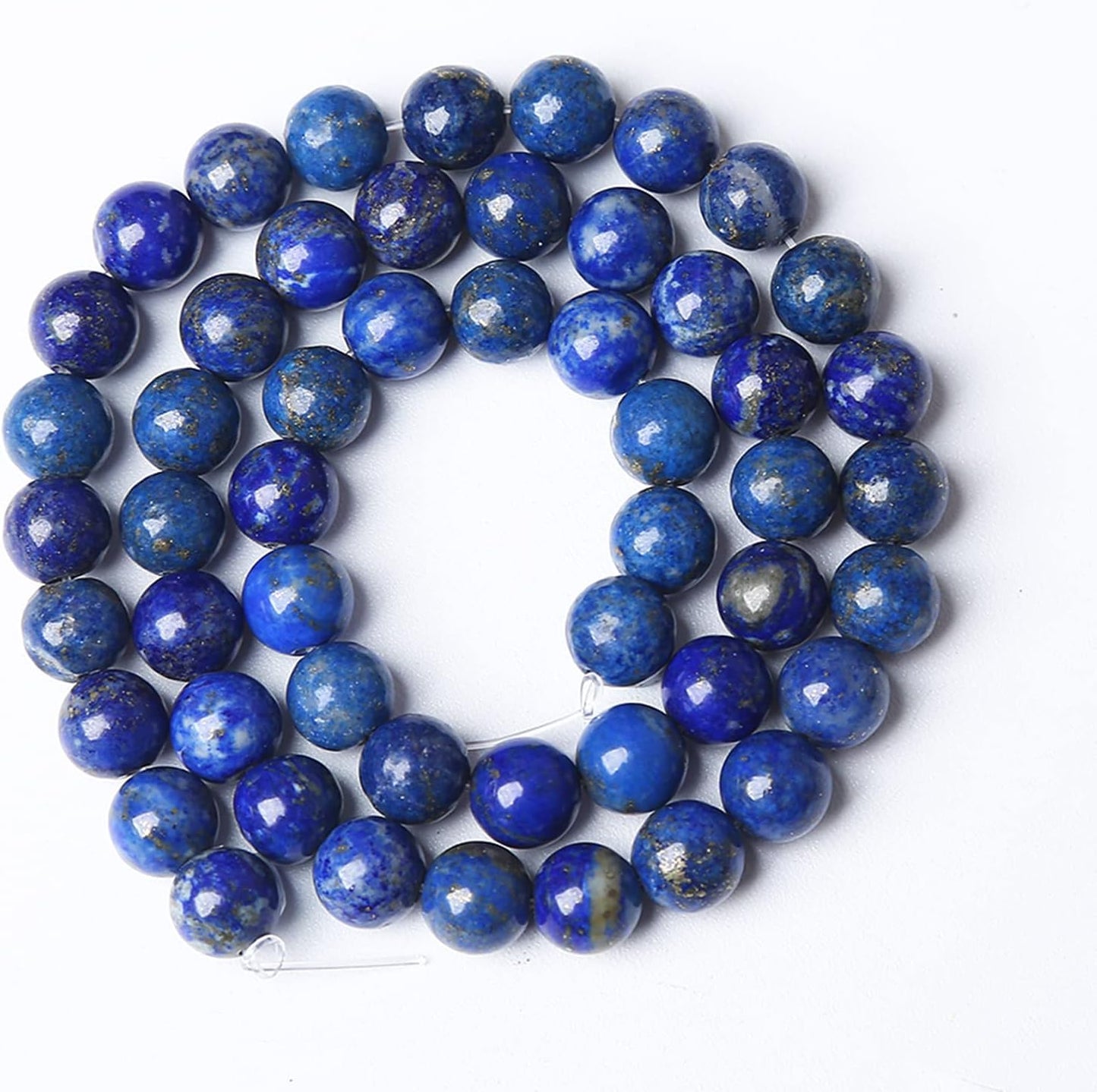 AAA+ Natural Lapis Lazuli Gemstone Beads 10mm 37PCS Round Loose Stone Beads for Jewelry Making DIY Bracelets Necklace Earrings