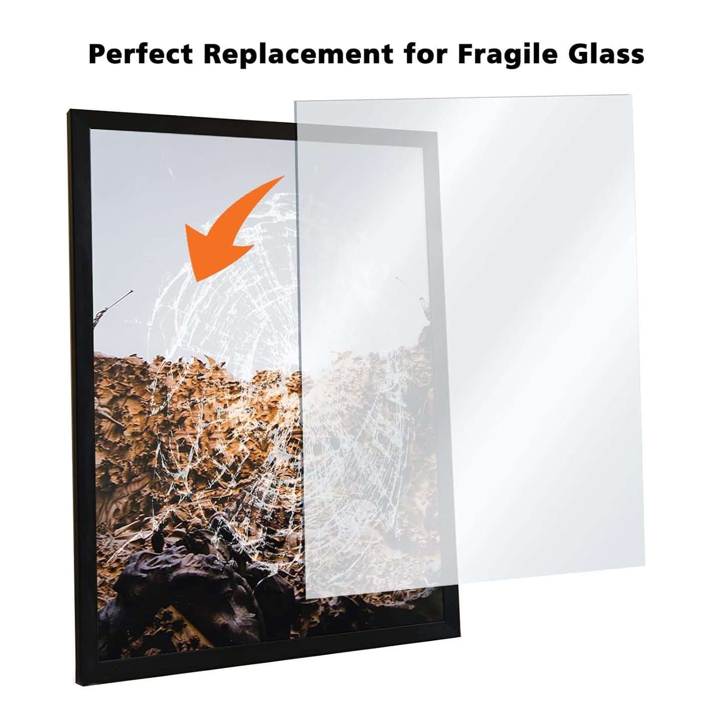 Egofine Plexiglass Sheets Acrylic Sheets 6 Pack of 12x12’’ 0.04 Thick Clear Plastic Cast Transparent Plexi Glass for Crafting Projects, Replacement Picture Frame Glass, DIY Display, Easy to Cut
