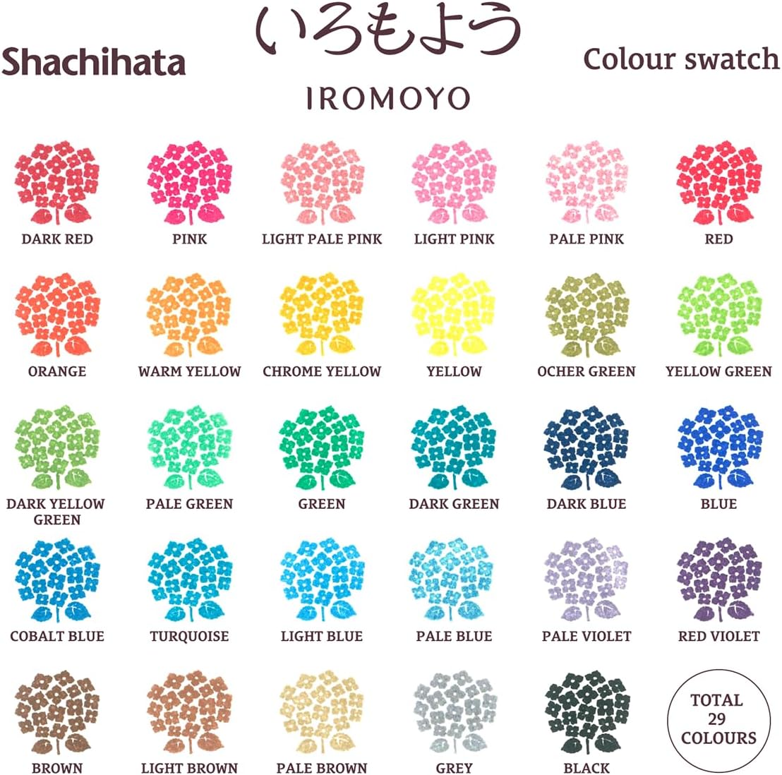 IROMOYO WARABE Stamp PAD, Small Traditional Japanese Ink Colour, Oil-Based Ink pad - Green