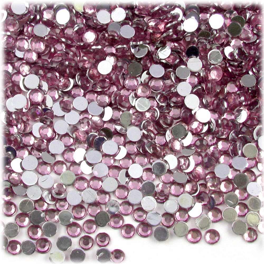 The Crafts Outlet 1,440pc Rhinestones Round 3mm (10ss) Flatback Royal Blue