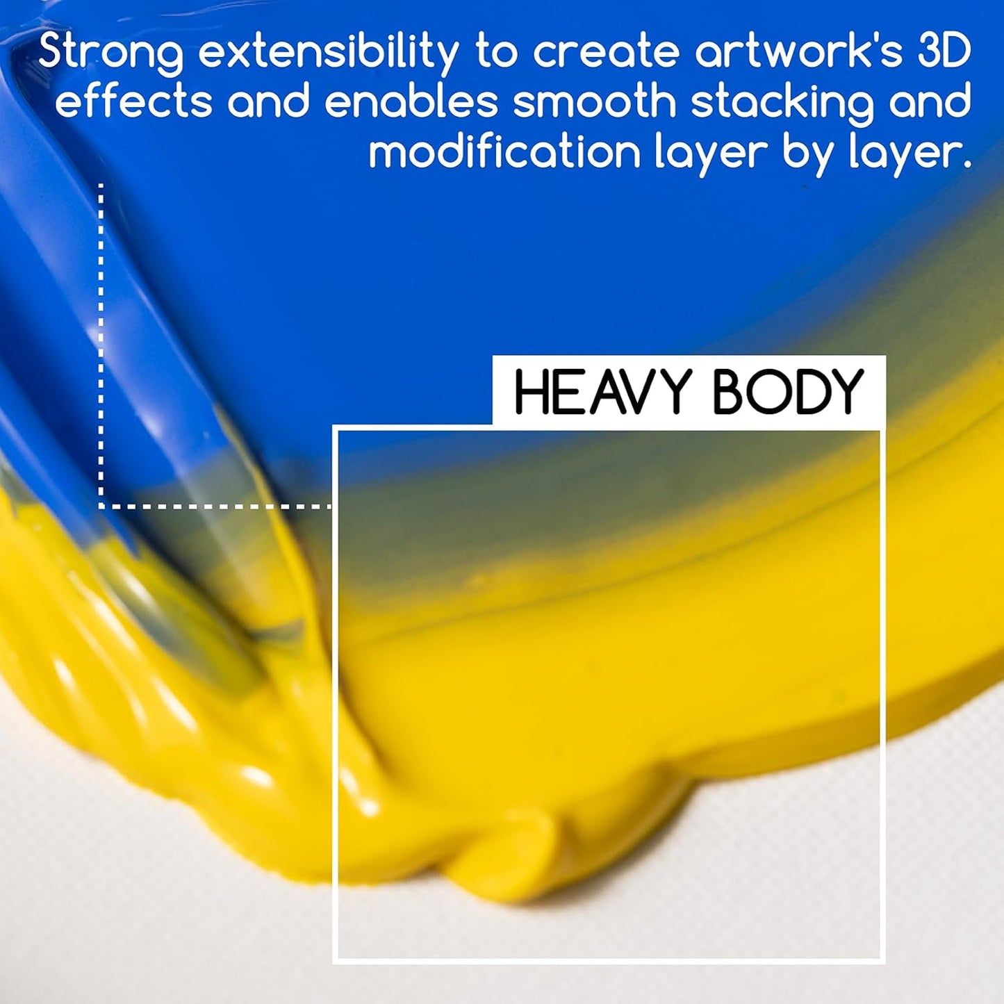 MEEDEN Acrylic Paint Yellow Green Light: 100ml/3.38oz Heavy Body Acrylic Paint Tube Bundled with Additional Titanium White Color for Art Craft Painting