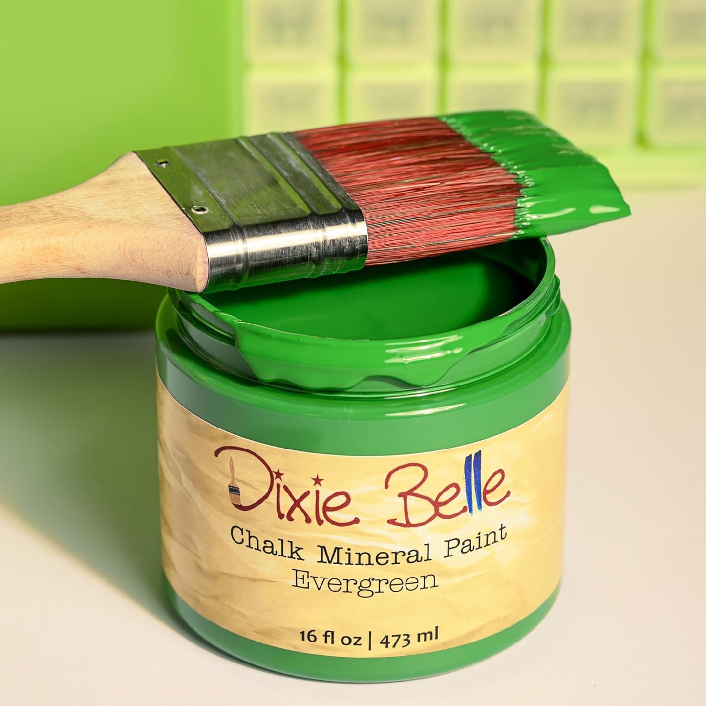 Dixie Belle Paint Company Chalk Finish Furniture Paint - Evergreen (1 Gallon - 128oz) - Matte Deep Purple Chic Chalk Mineral DIY Furniture Paint