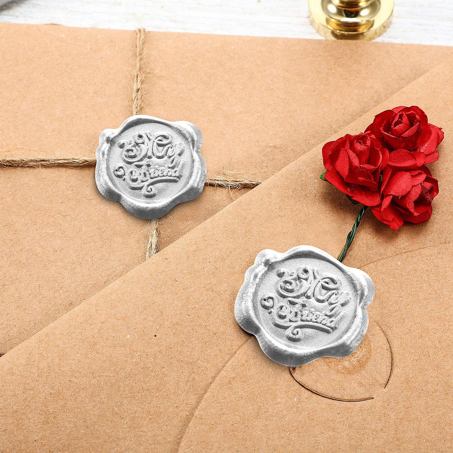 Nuanchu 15 Pcs Glue Gun Sealing Wax Sticks Retro Vintage Wax Sticks for Seal Stamp and Letter for Wedding Invitations Card Envelope Christmas Holiday Gift Ideas(Silver)