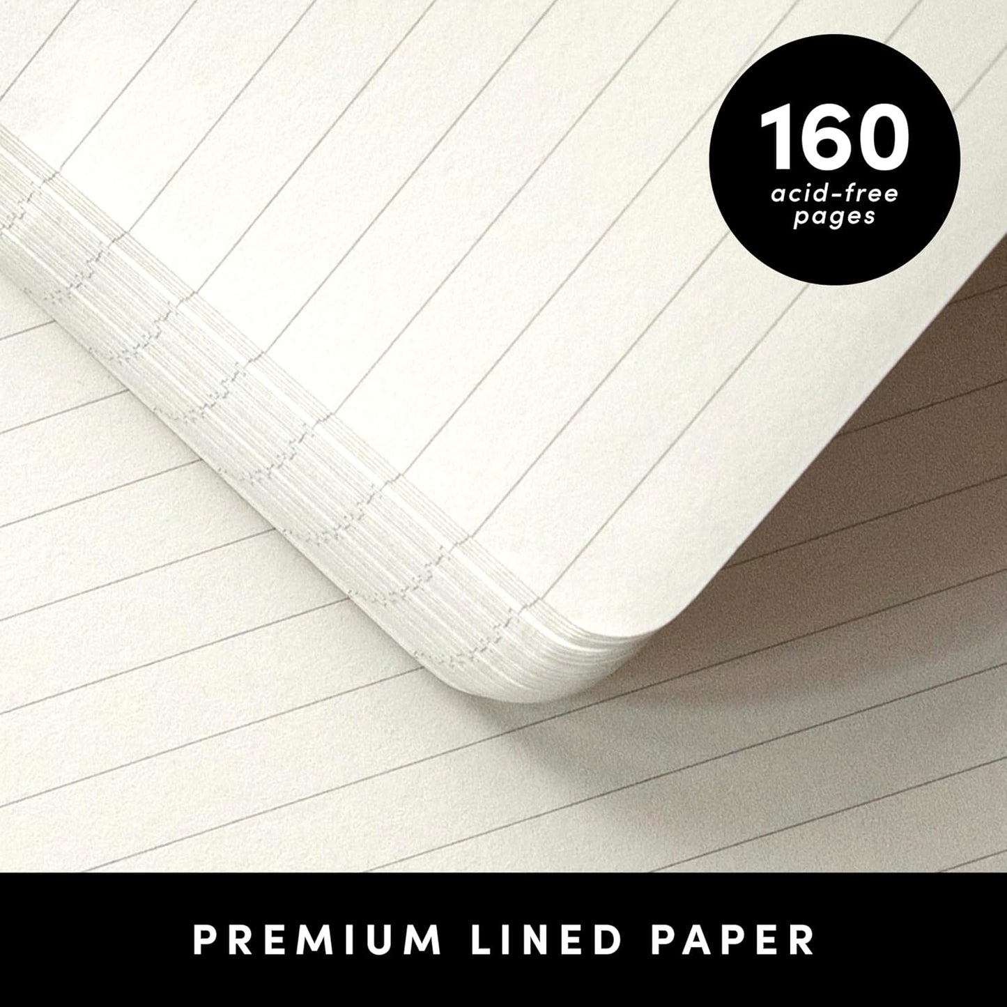PAPERAGE Lined Spiral Journal Notebook, (Cognac), 160 Pages, Hardcover Journal for Women & Men, Medium 5.5 in x 8 in - 100 GSM, Thick Paper, Spiral Notebook for Work, School & Journaling