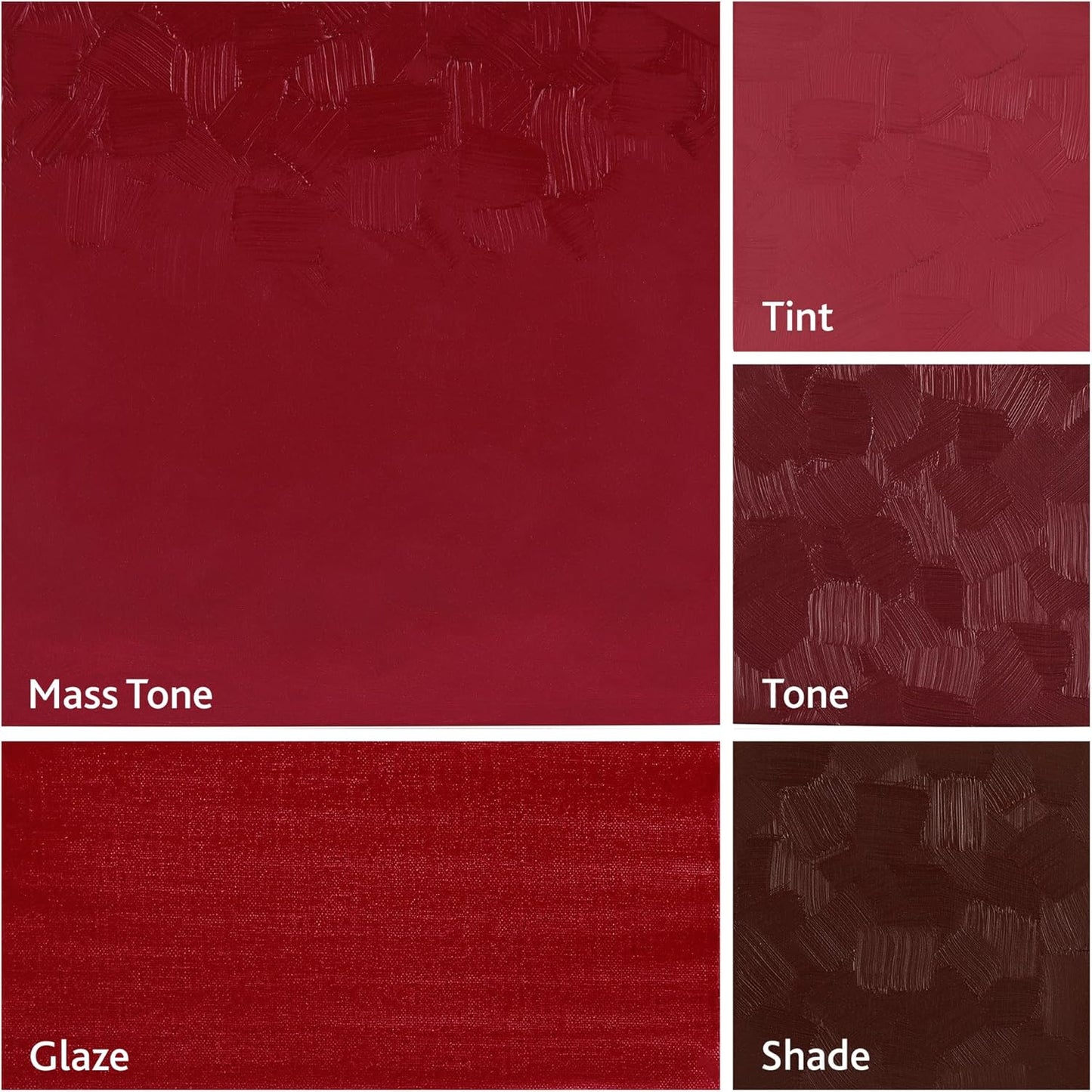 Tusc & Pine Artist Oil Paint - Cadmium Burgundy, 150 ml, Non-Yellowing, Rich & Creamy Consistency, Maximum Pigment Load, Small Batch Milled Oil Paints Made in the USA for Professional Artists
