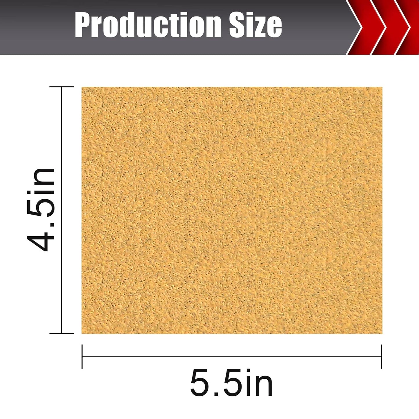 50 Pcs Premium Sand Paper, 1/4 Sand Paper Sheet Hook and Loop Backing 80/120/150/220/320/400 Grit Sandpaper Assortment Sandpaper for Wood Metal Automotive Palm Sanders 5.5" x 4.5"