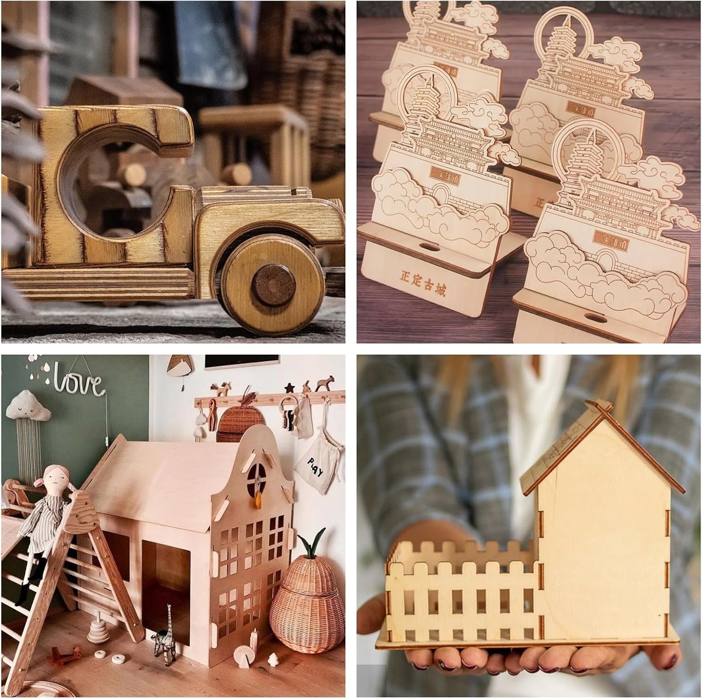 Basswood Sheets 1/16,18 Pack 8x12 Inch Basswood for Laser Cutting, Drawing,Wood Burning, Architectural Models.Plywood Sheets Unfinished Wood Boards for DIY Crafts.