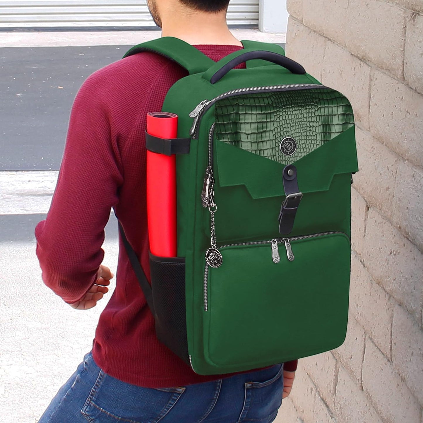 ENHANCE MTG Backpack TCG Card Storage - TCG Backpack for Deck Boxes, Sleeved Cards, Playmats, MTG Accessories