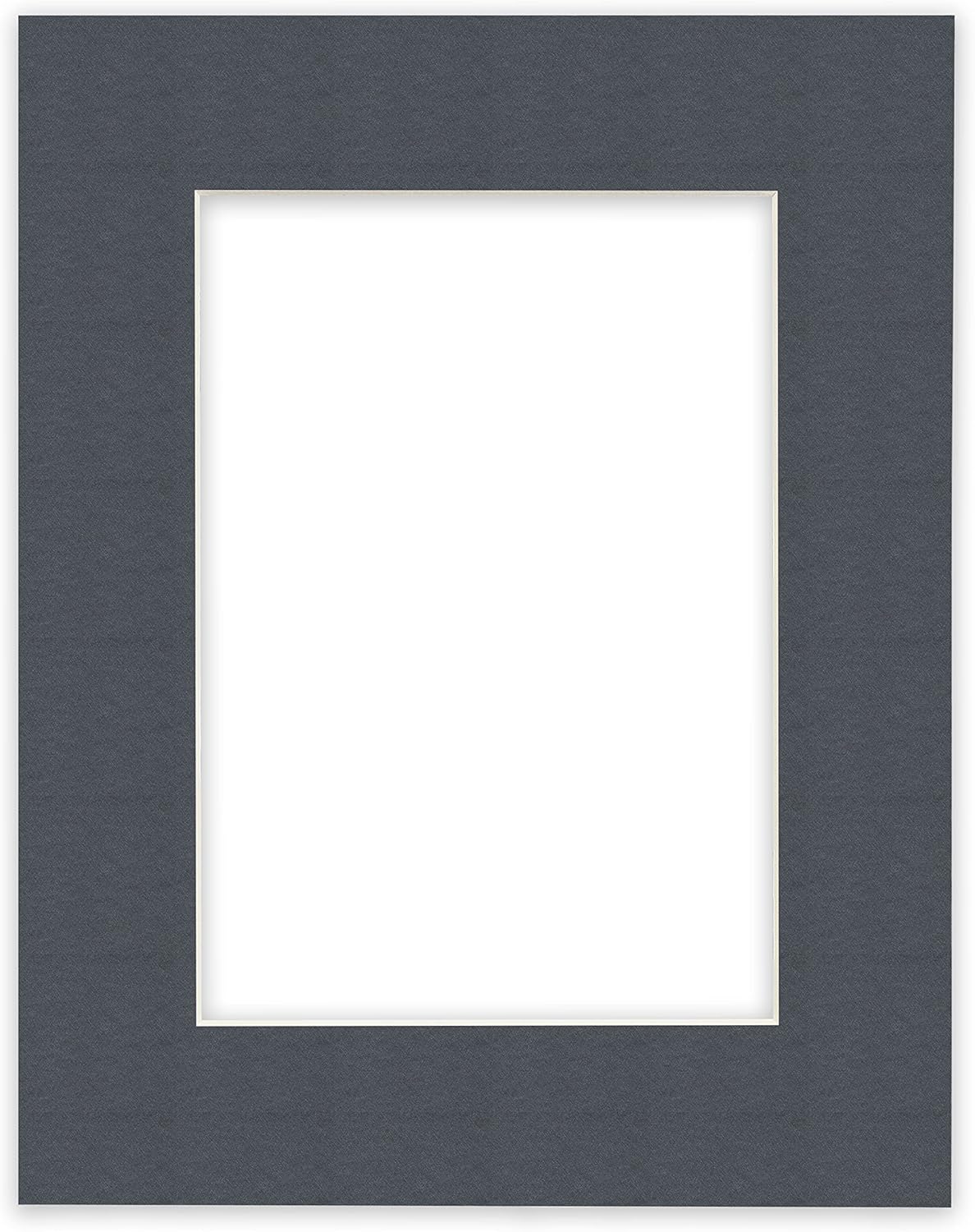 Craig Frames B573 Pre-cut Mat Board for 17x21 Print, 20x24, Graphite Black