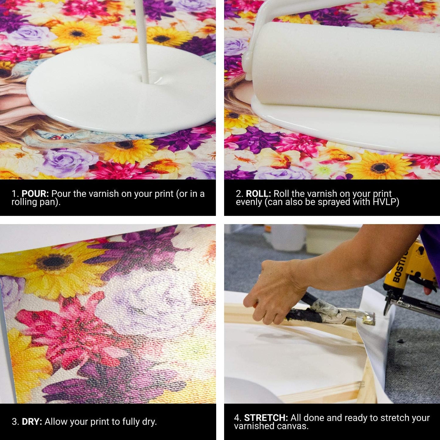 Breathing Color Timeless Archival Print Varnish - 1 Quart, Matte Finish, Professional Quality Canvas Coating, Water Based UV Protection, No Glare Finish, 100+ Years Certified Archival