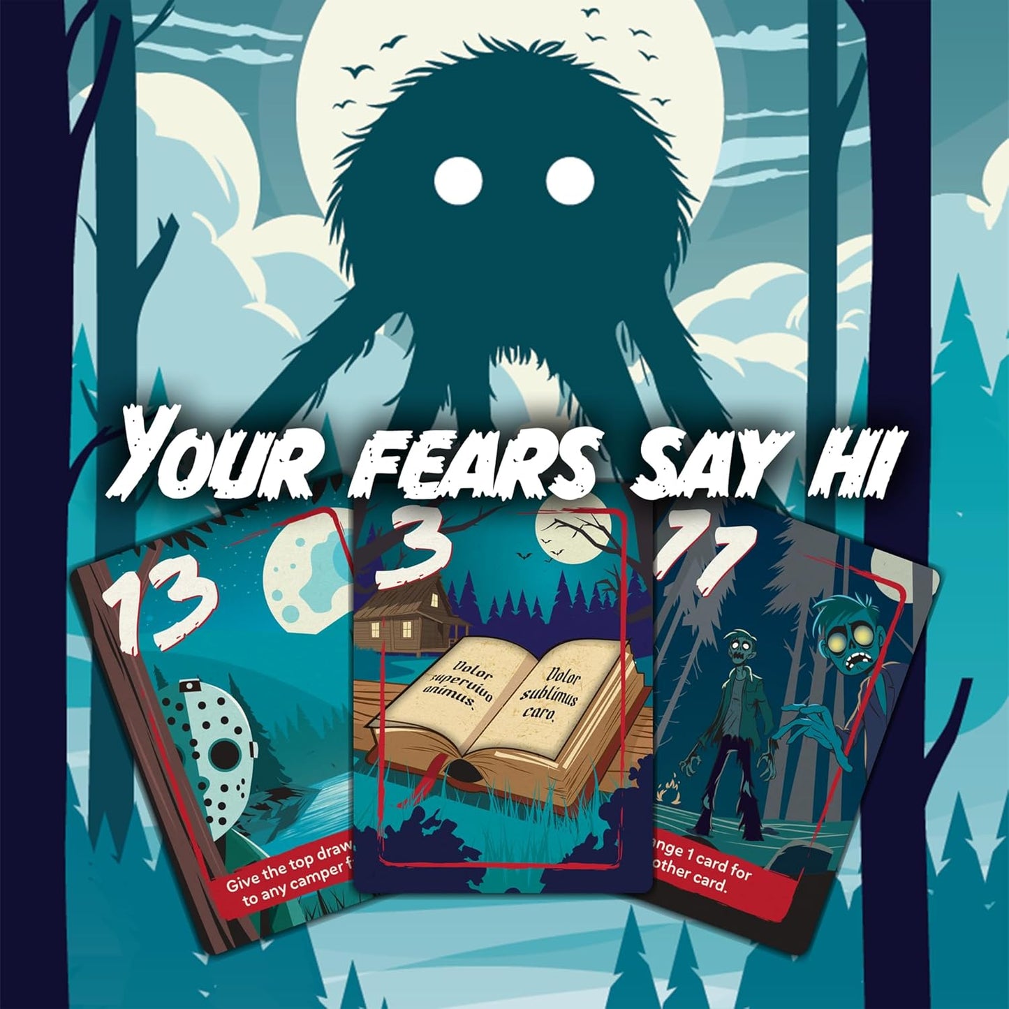 Scream! Card Game – Spooky, Silly Fun for Game Night | Easy to Learn | Plays in Under 30 Minutes | 3-5 Players | Great for Teens, Adults & Families | From Creators of One Night Ultimate Werewolf